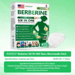 𝐔𝐒𝐀 𝐃𝐨𝐜𝐭𝐨𝐫 𝐑𝐞𝐜𝐨𝐦𝐦𝐞𝐧𝐝𝐞𝐝 🥗|𝐑𝐔𝐃𝑨𝑼𝑶® 𝑩𝒆𝒓𝑏𝘦𝘳𝑖𝗇𝒆 𝟔-𝗶𝙣-𝟏 𝑁𝑎𝑛𝑜 𝘔𝘪𝘤𝘳𝘰𝘯𝘦𝘦𝘥𝘭𝘦 𝖯𝚊𝗍𝖼𝗁 |𝘉𝘢𝘤𝘬𝘦𝘥 𝘣𝘺 𝘴𝘤𝘪𝘦𝘯𝘤𝘦 | 𝟨-𝗂𝗇-𝟣 𝖿𝗈𝗋𝗆𝗎𝗅𝖺 | 𝑅𝑒𝑠𝑢𝑙𝑡𝑠 𝑖𝑛 7 𝑑𝑎𝑦𝑠 🏅